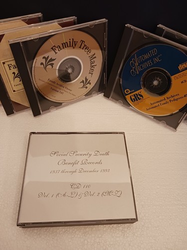 Genealogie Konvolut CD-ROM Software Family Tree Maker / Vital Records - Bild 2 von 9