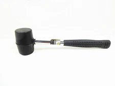 Rubber Hammer Mallet 10 ounce Double Faced Hammers Non-Slip Grip Handle Mallets