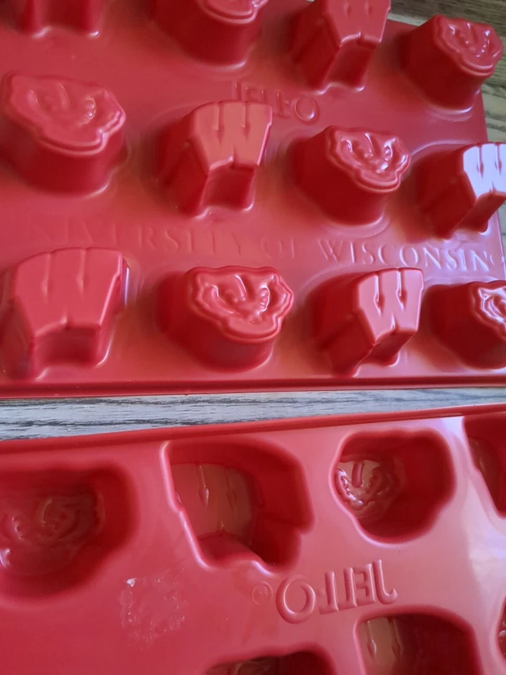 Jello Jigglers Mold Wisconsin Badgers X2  Madison College Graduation Party UWM - Image 2 of 4