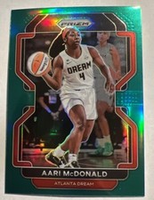2022 Panini Prizm WNBA Basketball Aari McDonald #19 Green Prizm Atlanta Dream