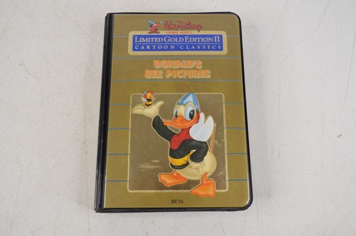 NEAR MINT Lot of 5 Disney Beta Betamax Tapes Gold Edition Mickey Pluto Donald - Bild 8 von 13