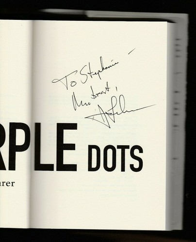 Purple Dots by Jim Lehrer (1998, Hardcover), Signed - Picture 2 of 4