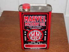 Vintage Marvel Mystery Oil 1 Quart Empty Can