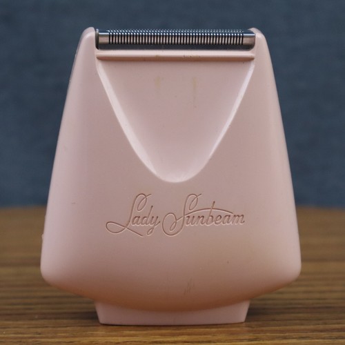 Vintage Lady Sunbeam Elektrorasierer LS-6 pink integriertes leichtes & hartes Reiseetui - Bild 5 von 23