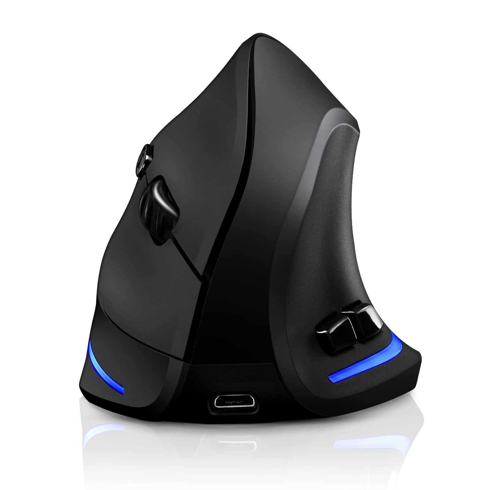 TRELC Tri-Mode Wireless Ergonomic Vertical Mouse BT 5.0 3.0 2.4GHz