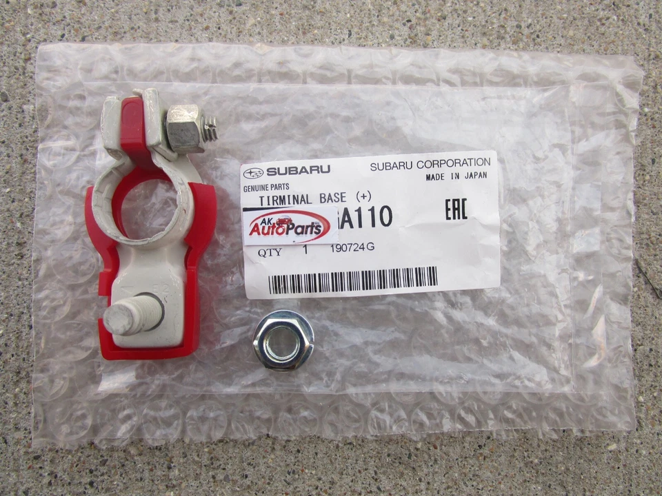 SE ADAPTA A: 94 - 08 SUBARU IMPREZA POSITIVO + CONECTOR TERMINAL BATERÍA OEM NUEVO Foto 2 de 3