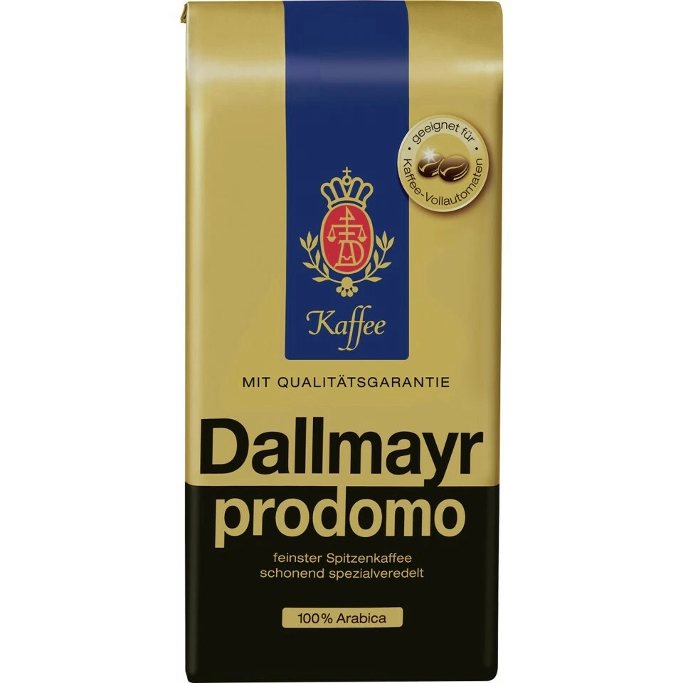 Dallmayr Prodomo Arabica whole coffee beans 500g New from Germany