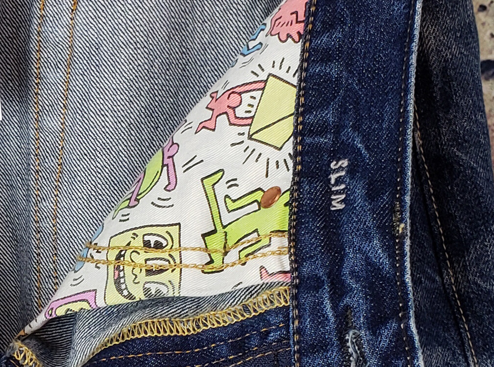 AE X Keith Haring Men's Slim Fit Jeans From American Eagle