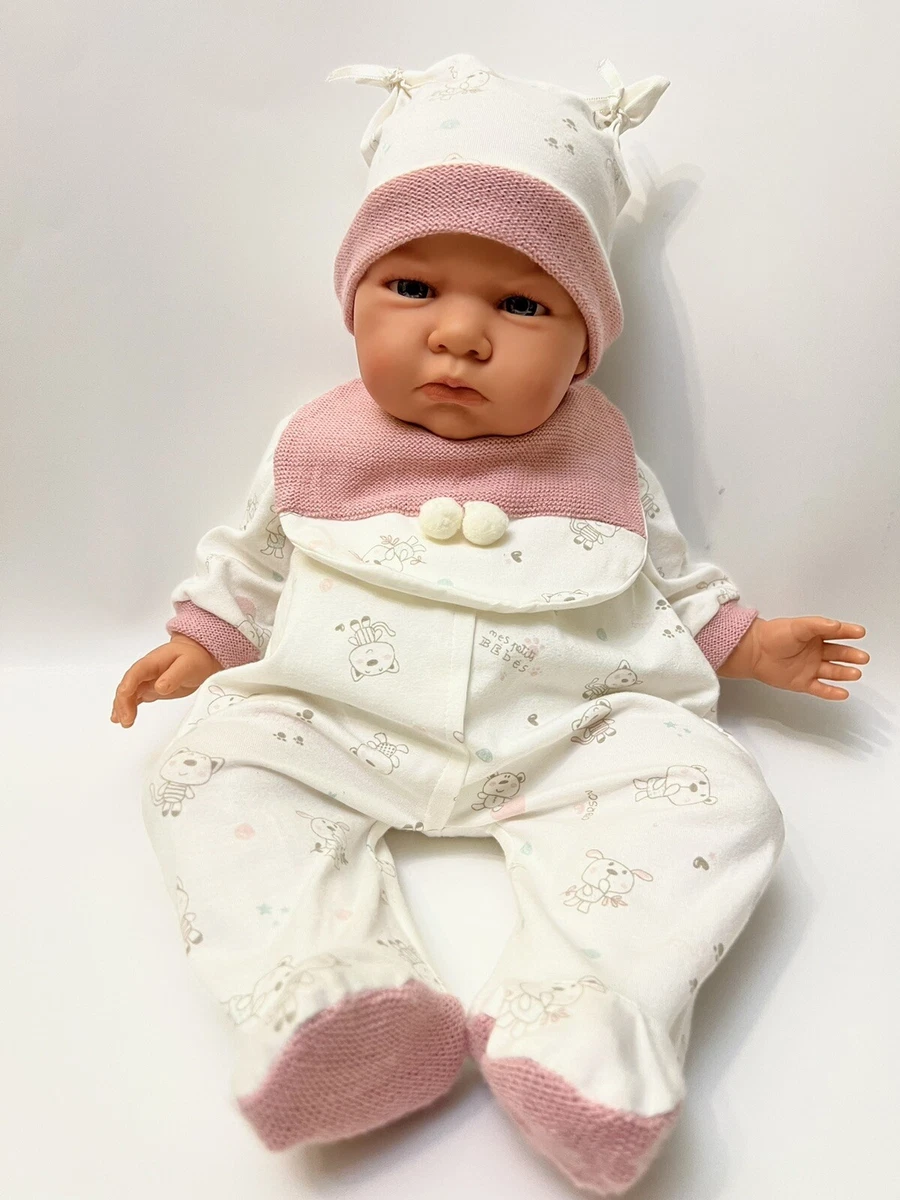 sombra perderse Dirección Antonio Juan 16-01 Vinyl &amp; Cloth Crying Baby Doll 19” | eBay