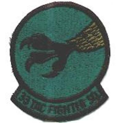 USAF AIR FORCE 33RD TACTICAL FIGHTER SQUADRON SUBDUED EMBROIDERED ...