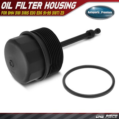 Engine Oil Filter Housing Cover Cap for BMW 318i 318is E30 E36 91-99 318ti Z3