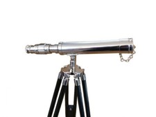 Standing Chrome Harbor Master Telescope 30"