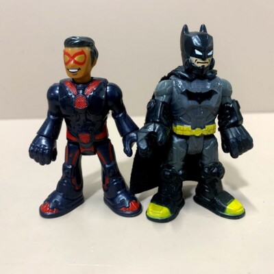 2pcs Fisher-Price Imaginext DC Super Friends Vibe Batman Bruce - Main Image