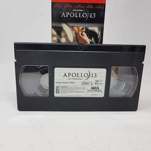 Apollo 13 VHS Tape Movie Tom Hanks Letterboxed Edition 1995 Tested Works - Picture 6 of 7