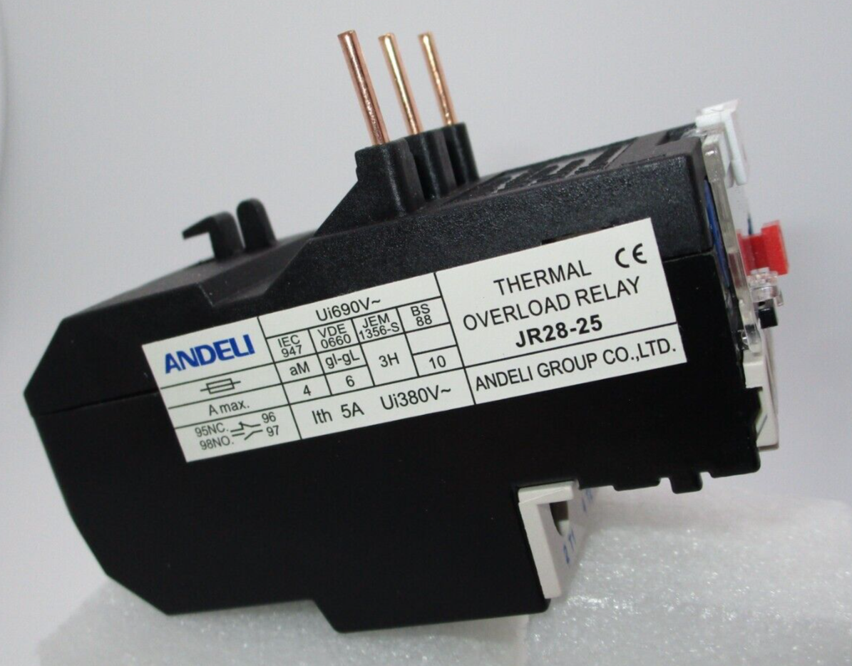Jr28 Relay Thermal Overload Relay LR2 D13 - 3 Phase, 5.5-8A, 1NO 1NC, Motor ...