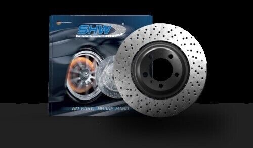 SHW PRL40598 for 10-11 Porsche 911 GT3 3.8L W/o Ceramic Brakes Left Rear Drilled