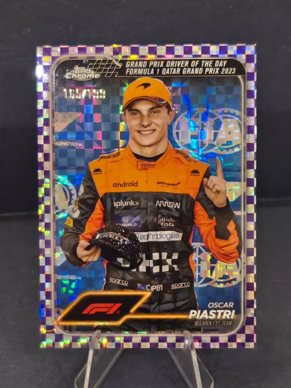 Oscar Piastri trading card