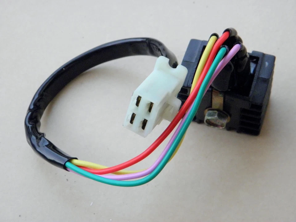 HONDA 90 S90 S90Z CS90 K1 CS90Z SB90 CL90 Regulador Rectificador Selenio 4 Cables 6V Foto 2 de 4