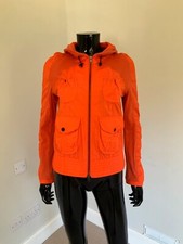 Marc Cain Designer Orange Jacket Between Seasons Sz. N3/12uk