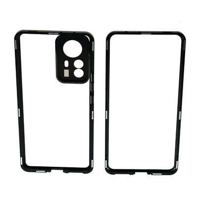 360�� Magnetic Metal Phone Case For Xiaomi 12T Pro Lens Protective Cover
