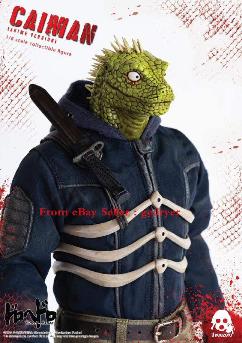 Threezero 3Z0140 1/6 Japanese animation Dorohedoro Caiman Action