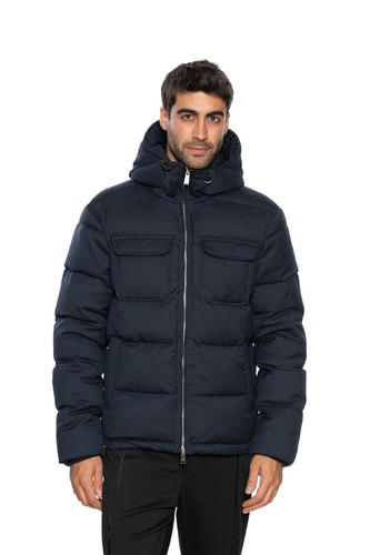 650$ EMPORIO ARMANI Coat Wool Puffer 