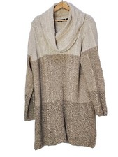 Jeanne Pierre Women’s 100% Cotton Cable Knit Cowl Neck Sweater Dress Size 1X