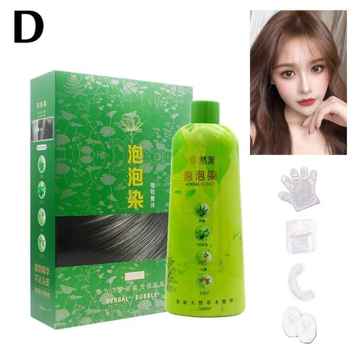 500 ml Brimles Shampoo, Herbal Bubble Grey Hair Dye Shampoo DEA - Picture 25 of 27