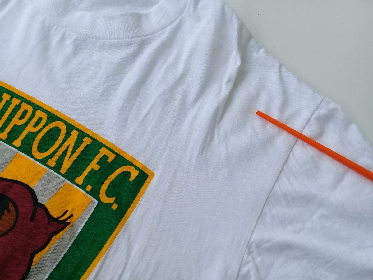 Vintage 90s Yomiuri Nippon FC Verdy Tshirt Single Stitch White