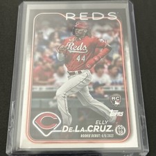 2024 Topps Update Elly De La Cruz Base Rookie Debut Rookie Card #US350 - Reds RC