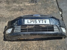 FORD GALAXY MK2 2015 COMPLETE FRONT BUMPER GRILLE FOG LIGHTS G6 BLACK