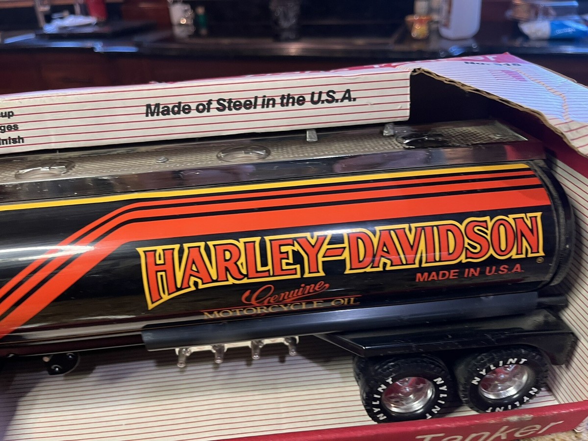 Nylint Trans Tanker No. 315 Harley Davidson Vintage Made in USA