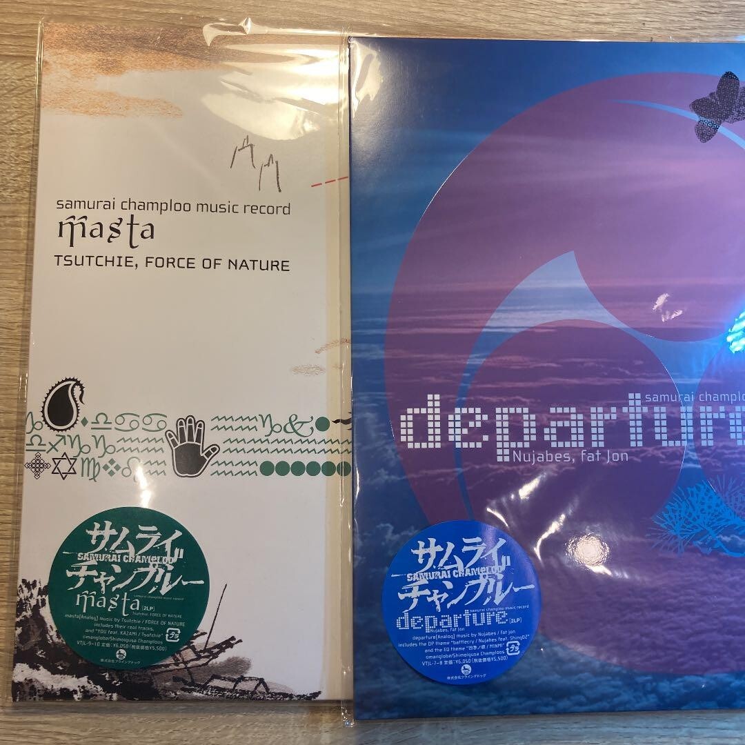 Samurai Champloo Music Vinyl Record Departure Masta Nujabes 2LP