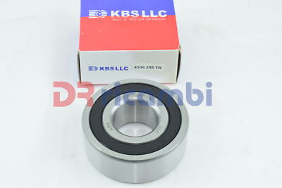 KBS Sealed Rigid Bearing With Two Rows Of Spheres 4306 2RS - D. 30x72x27