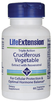 Triple Action Kreuzblütler Gemüse Ext mit Resveratrol 60 Vcaps - Life Extension