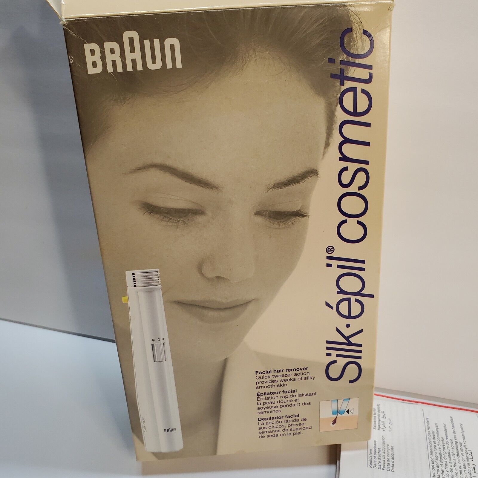 Braun Brand Silk-Epil Cosmetic Epilator NIB model EF2O