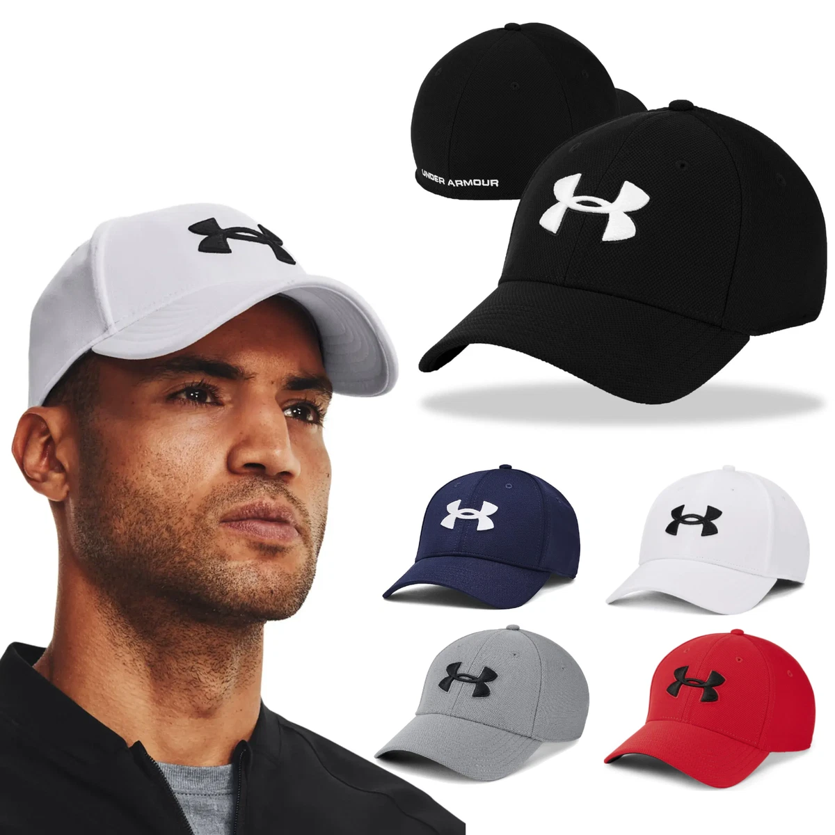 Under Armour Cap Casquette UA pour homme Heathered Blitzing 3.0