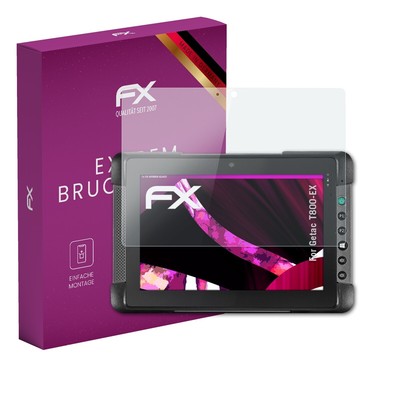 atFoliX Glasfolie für Getac T800-EX Displayfolie 9H Schutzpanzer