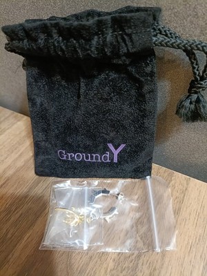 Ground Y×CHAINSAW MAN CHAINSAW BLADE AND FLOWER EARRINGS Yohji