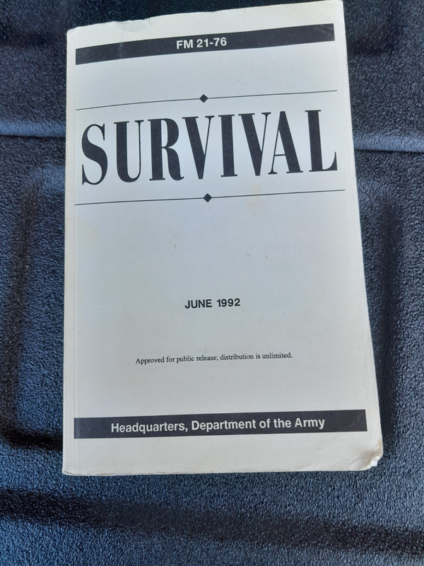 FM 21-76  Classic Survival Book (not a reproduction)