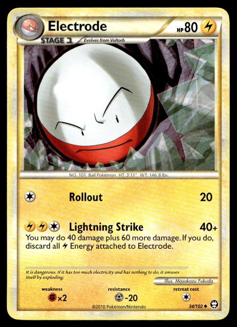 NM Electrode [Triumphant 34/102] Uncommon Pokemon TCG
