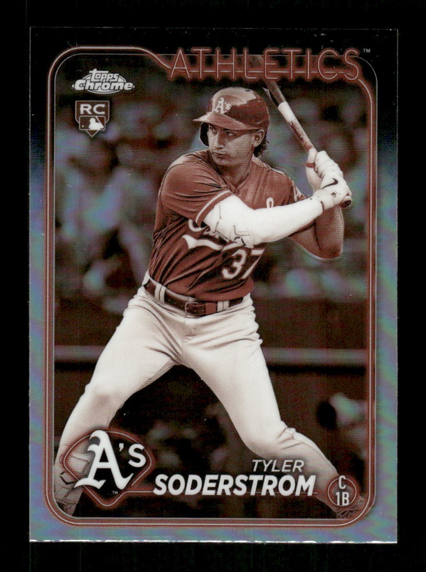 2024 Topps Chrome #298 Tyler Soderstrom Sepia Refractors