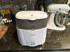 Dr. Brown's Electric Baby Bottle Sterilizer w/ Removable Tray Handle White/Gray