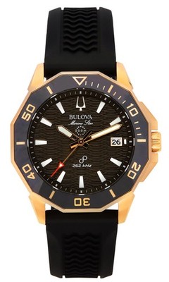 Bulova Marine Star Brown Dial Precisionist Quartz Diver's Men's Watch 98B421