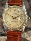 Vintage Rolex Datejust 1601 Two Tone Linen Dial - Just Serviced & Running Strong