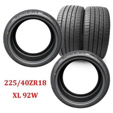 Set Of 4 22540zr18 Xl 92w Allseason Tires Optimized For Sport Sedan Vehicles