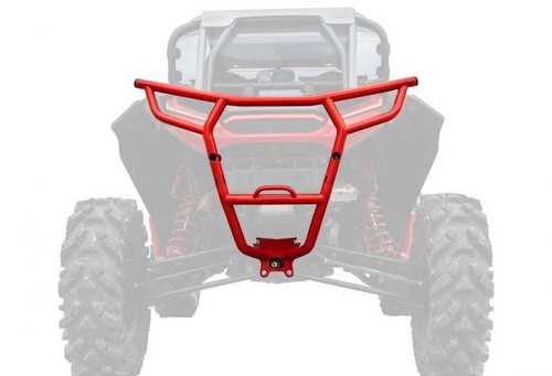 SuperATV Heavy-Duty Red Rear Bumper for Polaris RZR XP Turbo S/4