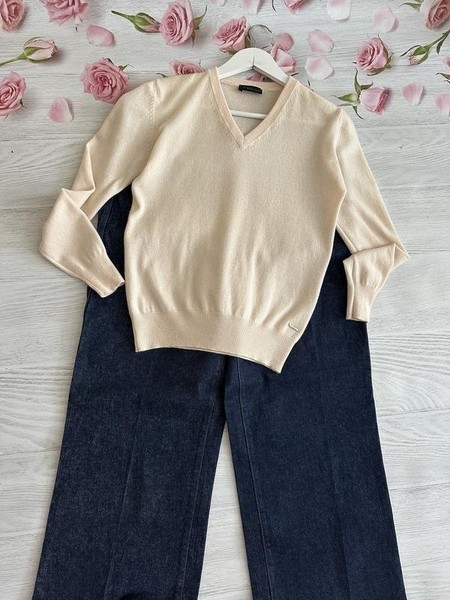 Women SERGIO Sweater Beige Cashmere 36 / S / 44