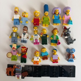 Lego The Simpsons Minifigures 71006 71006 10352 71005 Homer Marge Burns Krusty