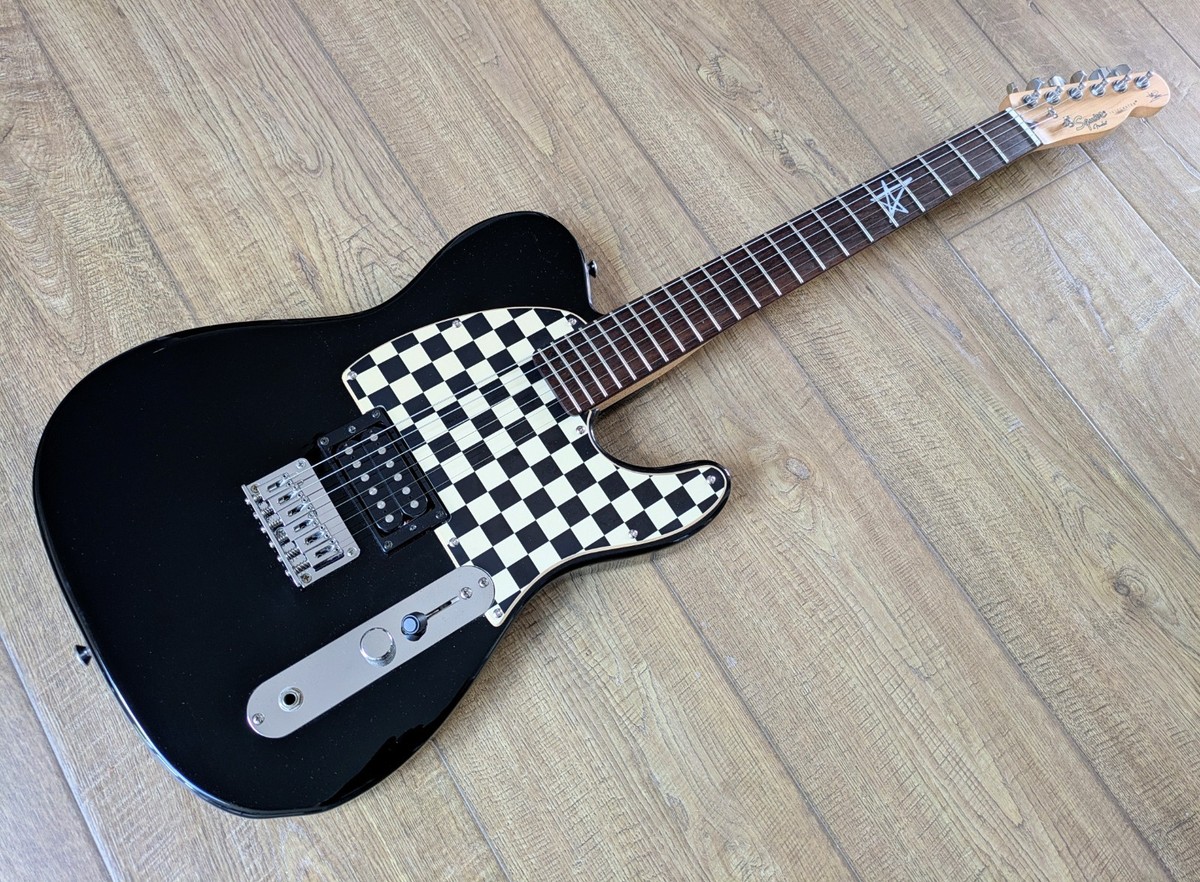 Fender Squier Telecaster Black Avril Lavigne Signature Excellent